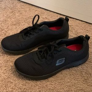 Black Slip Resistant Skechers